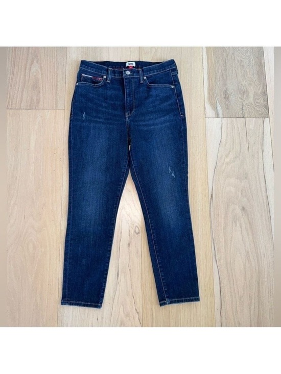 Tommy Hilfiger Denim - Tommy Hilfiger Tommy Jeans Skinny High Rise Ankle Dark Wash Size 12